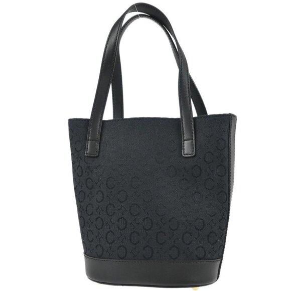 Celine Black Canvas C Macadam Tote Handbag MC00/2 177250 - Picture 2 of 10